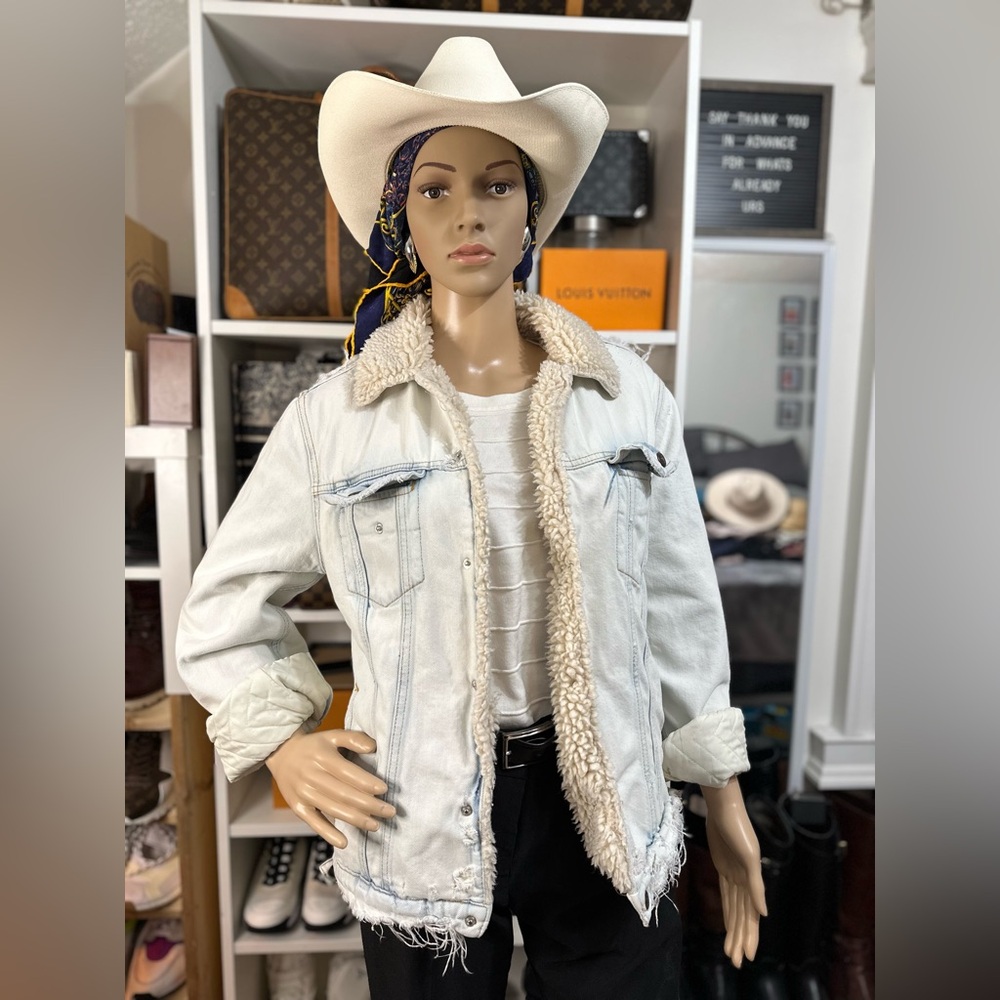 Denim Sherpa Jacket